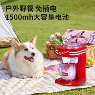 全自动冰沙机家用小型迷你便携绵绵冰机器碎冰机雪花刨冰机不插电 in Johor Bahru - Image 1