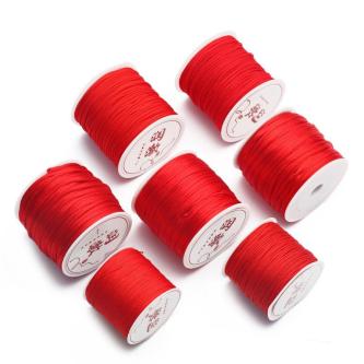 0.2-2mm Red Knit Rope Cord Thread Chinese Knot Macrame … in North-Eastern Islands - Image 1
