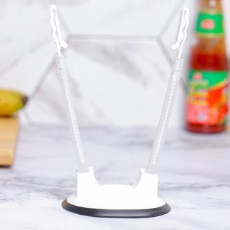 1 Pc Plastic Bag Bracket Countertop Rack Holder Non Slip … in Singapore - Image 1