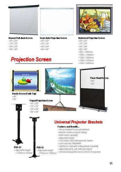 Portable Projector Screen/ Acrylic Poster Holderc-POP Display in Outram - Image 2