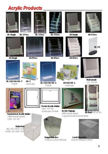 Portable Projector Screen/ Acrylic Poster Holderc-POP Display in Outram - Image 4