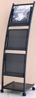 Brochure & Magazine Display Stand – Metal Standee Rack in Sembawang - Image 1