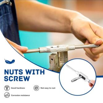 10Pcs Micro-Taps Bit Small Hand Screw Thread Taps Screw Tap … in Singapore - Image 1