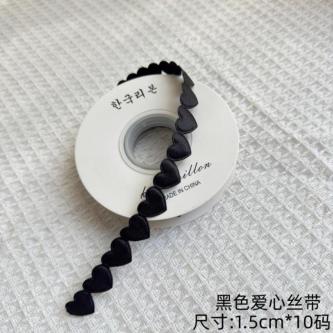 10yards Love Ribbon Polyester Bow Cake Box Packaging Ribbon … in Singapore - Image 1