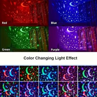 12 Color Starry Sky Projector Night Light LED Galaxy Lamp … in Singapore - Image 1