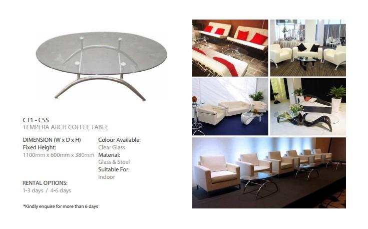 Event Furniture Rentals Coffee & Side Tables in Outram - Image 1