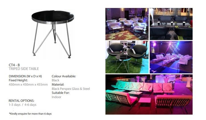 Event Furniture Rentals Coffee & Side Tables in Outram - Image 3