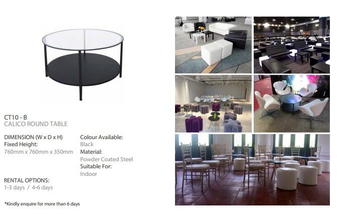 Event Furniture Rentals Coffee & Side Tables in Outram - Image 7