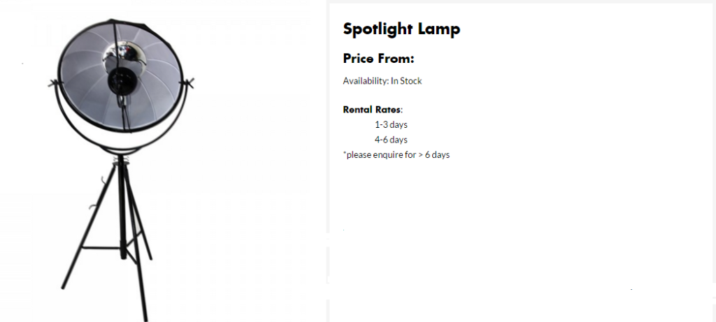 Prop & Furniture Rentals for Photoshoots, Studios & Events in Outram - Image 2