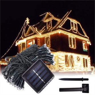 12M 100LED Solar Powered Fairy String Light Christmas … in Adelaide - Image 1