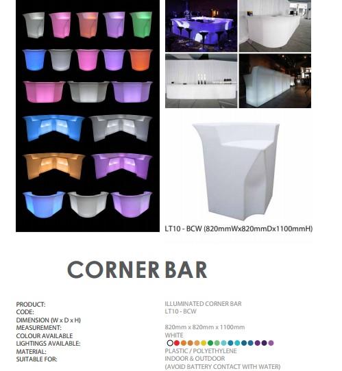 Light-Up Bar Counter, Table & Beverage Holder – Event Rentals in Outram - Image 1
