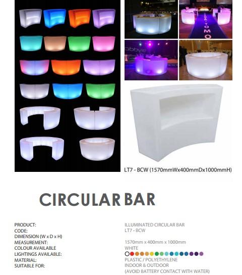 Light-Up Bar Counter, Table & Beverage Holder – Event Rentals in Outram - Image 7