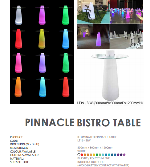 Light-Up Bar Counter, Table & Beverage Holder – Event Rentals in Outram - Image 10