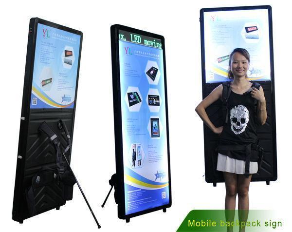 Portable LED Billboard Rental | Manpack Advertising Sign & Flag in Sembawang - Image 3