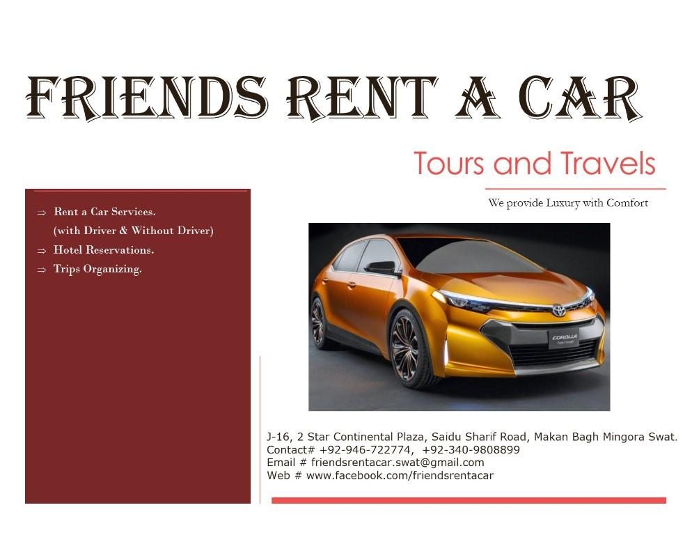 Friends Rent a Car. (Tours & Travels) in Mingora - Image 2
