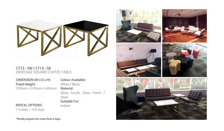 Event Furniture Rentals Coffee & Side Tables in Outram - Image 9
