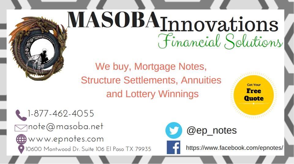 MASOBA Innovations- Financial Solutions buys your... in El Paso - Image 1