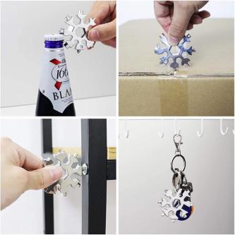 18 in1 Multifunction Snowflake Snow Wrench Screwdriver … in Singapore - Image 1