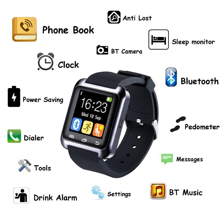 Bluetooth Smart Watch - Remote Call/Message/Music/Sleep Monitor in Port Harcourt - Image 3