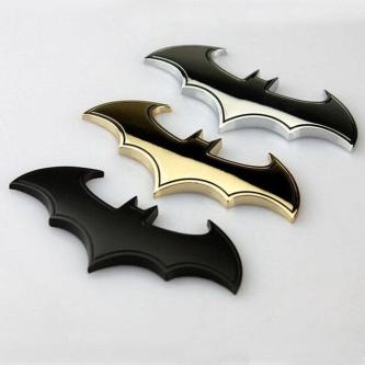 1Pc 3D Metal Bat Car Sticker Auto Logo Sticker Emblem Badge … in Singapore - Image 1