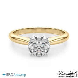 1ct Round F Color Natural Diamond Ring in Darwin - Image 2