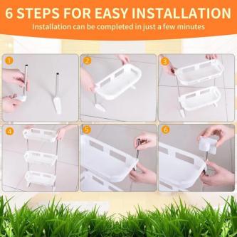 【2/3】Layer Toilet Rack Bathroom Kitchen Toiletries Rack … in Singapore - Image 1