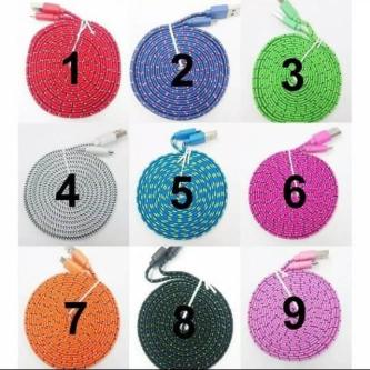 2-meter Shoe Laces USB Cable in Setapak - Image 1