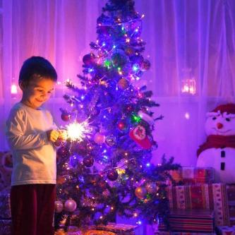 200 LED Color Changing Christmas String Lights Waterproof … in Singapore - Image 1