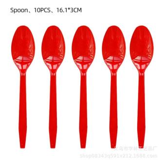 2025 CNY New Year Disposable Tableware Set/ Red The Spring … in Singapore - Image 1