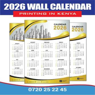 2026 Custom Wall Calendars in Kitui - Image 1