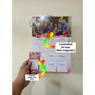 2026 MAGNETIC CALENDAR . REF MAGNET CALENDAR ( QUINCEL PRINTS) in Singapore - Image 1