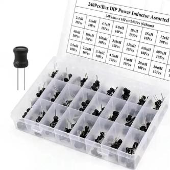 240Pcs 24 Types /Box DIP Power Inductor Assorted Kit … in Adelaide - Image 1
