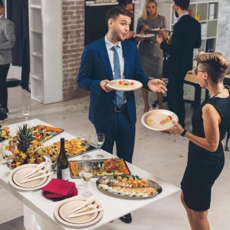 250Pcs Disposable Paper Plates Set, Compostable Plate … in Singapore - Image 1