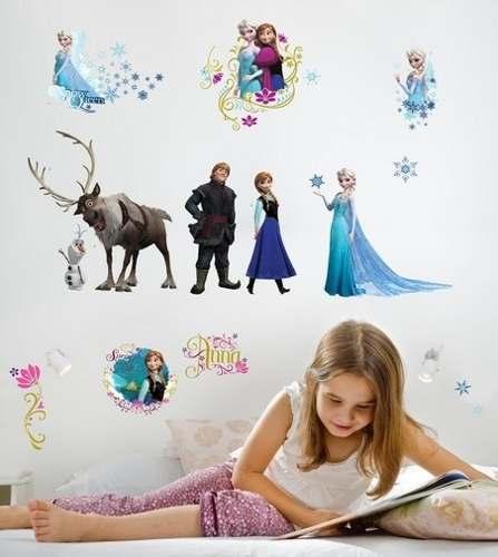 VINILOS DECORATIVOS-PRINCESAS FROZEN STICKER, MURALES Y CENEFAS en Lima - Imagen 17