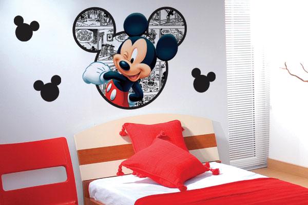 CENEFAS MICKEY MOUSE -STICKER- VINILOS DECORATIVOS -DECORVINIL en Lima - Imagen 9