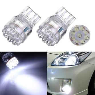 2PCS T20 LED Car Bulbs 9LED Signal Tail Reverse Brake Light … in Adelaide - Image 1