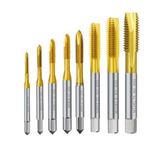 2PCS Thread Tap Drill Bit M2 Coated Metric Straight Flute … in Shah Alam - Image 1
