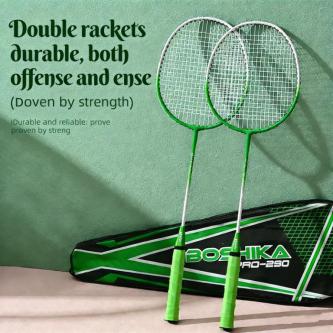 2Pcs Badminton Pair Racket Professional Badminton Set with … in Singapore - Image 1