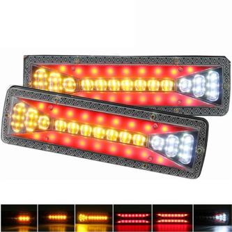2pcs 12V 37LED Flowing Rear Tail Light Turn Signal Brake … in Brisbane - Image 1