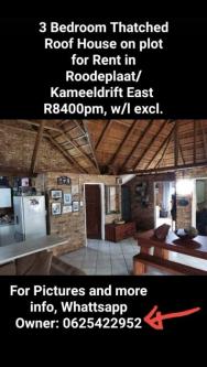 3 Bedroom House for Rent In Roodeplaat/ Kameeldrift East...! in Pretoria - Image 1