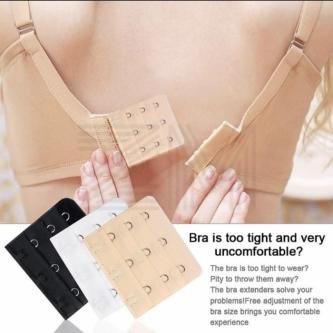 3 Hooks Bra Extension Bra Hook Connection 3 Rows Bra Strap … in Kajang - Image 1