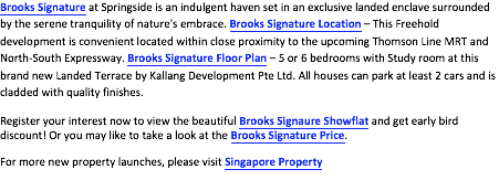 Brooks Signature Springside in Woodlands - Image 1
