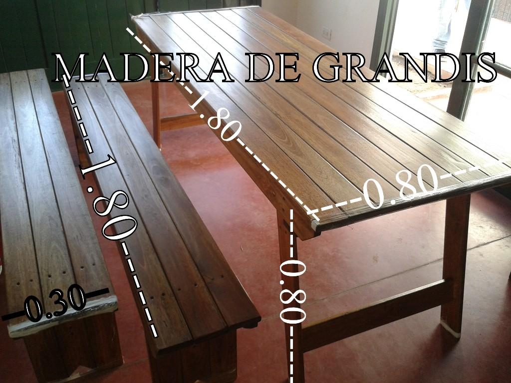 MESA MAS DOS BANCOS EXTERIOR en Mar del Plata - Imagen 1
