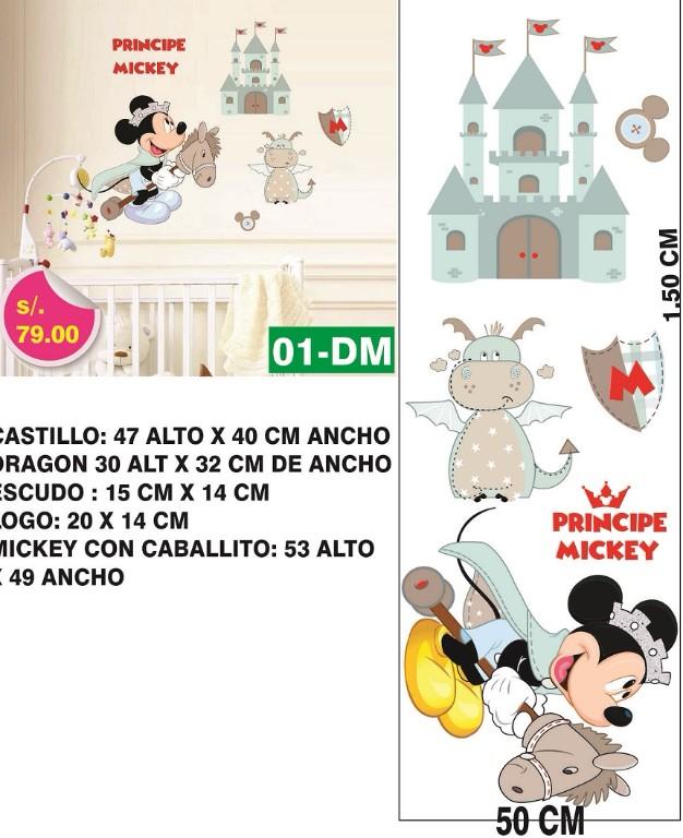 CENEFAS MICKEY MOUSE -STICKER- VINILOS DECORATIVOS -DECORVINIL en Lima - Imagen 17