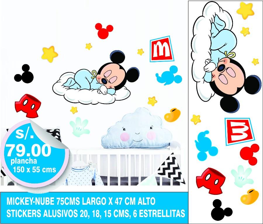 CENEFAS MICKEY MOUSE -STICKER- VINILOS DECORATIVOS -DECORVINIL en Lima - Imagen 18