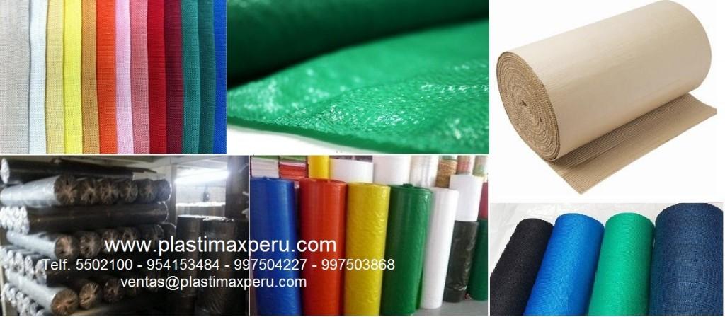 MANTAS ARPILLERAS Mallas Raschell MANGAS PLASTICAS Carton Lima en Perú - Imagen 1