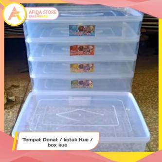 34x27 Donut Box – Multipurpose Cake Container, Tight Lid, … in Taman Johor Jaya - Image 1