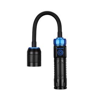 360° Rotation Lamp Head Zoomable LED Flashlight 18650 26650 … in Adelaide - Image 1