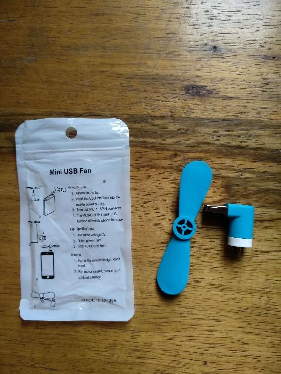 MICRO-USB And USB Port Powered Fan For Android in Port Harcourt - Image 4