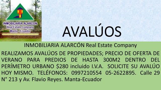AVALÚOS DE CASAS Y TERRENOS en Manta - Imagen 1